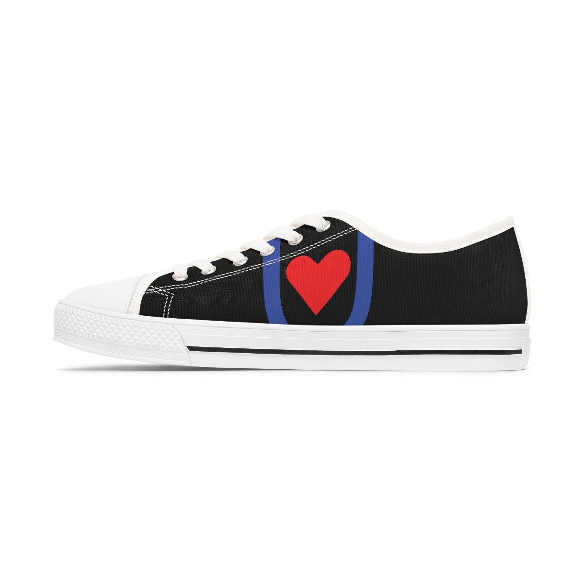 Women's Low Top Black Sneakers