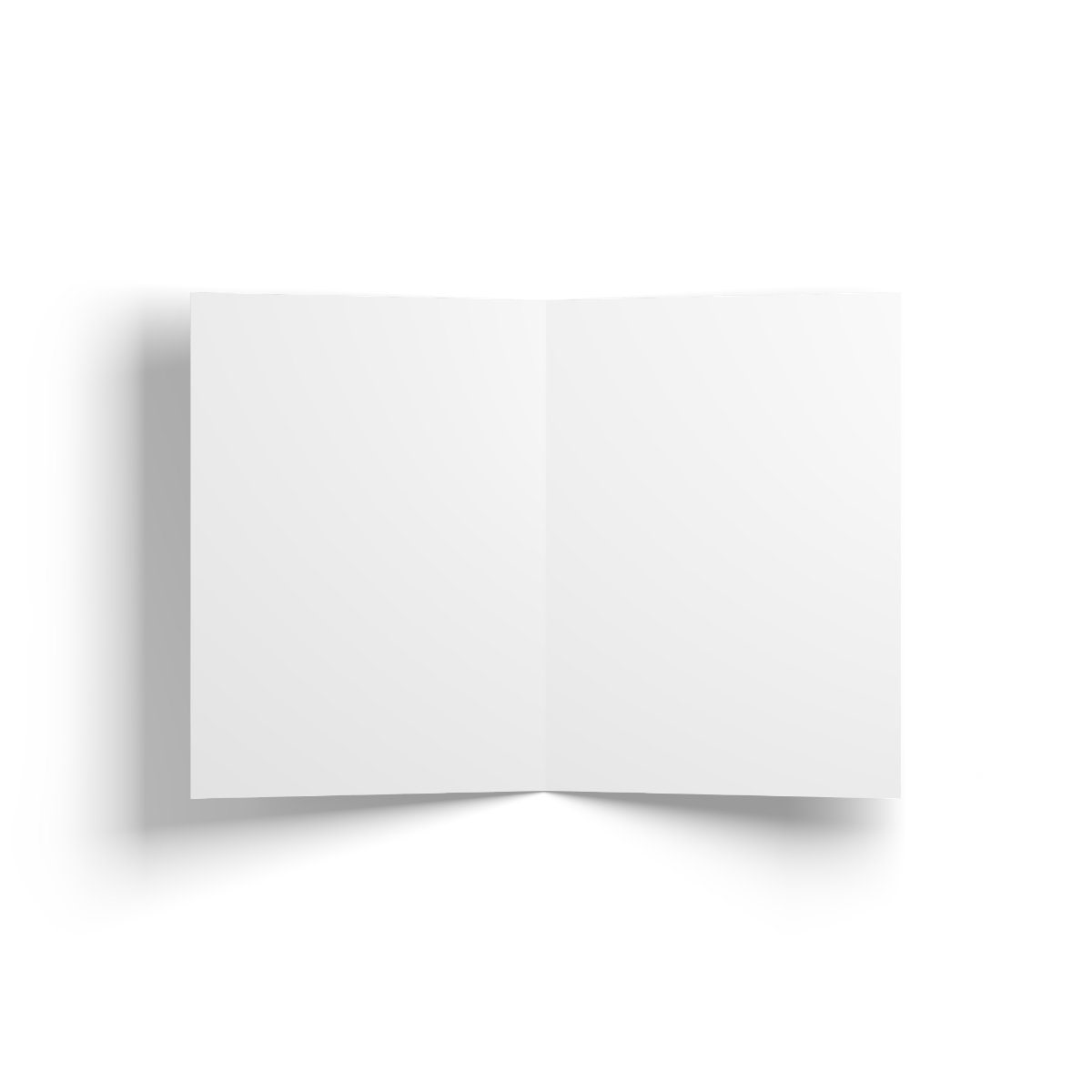 Folded Greeting Cards with Hearts