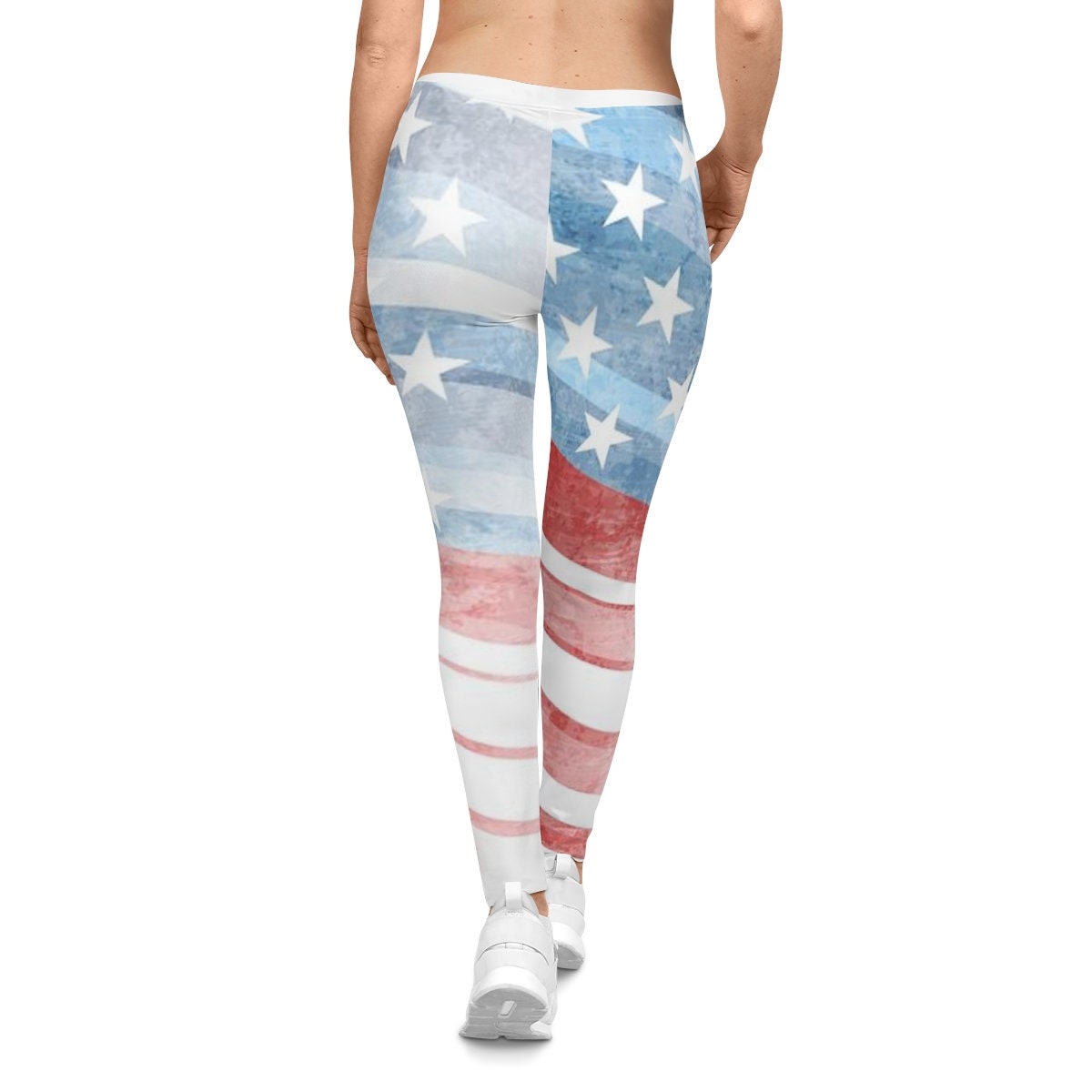 Women's Casual Stars and Stripes Leggings