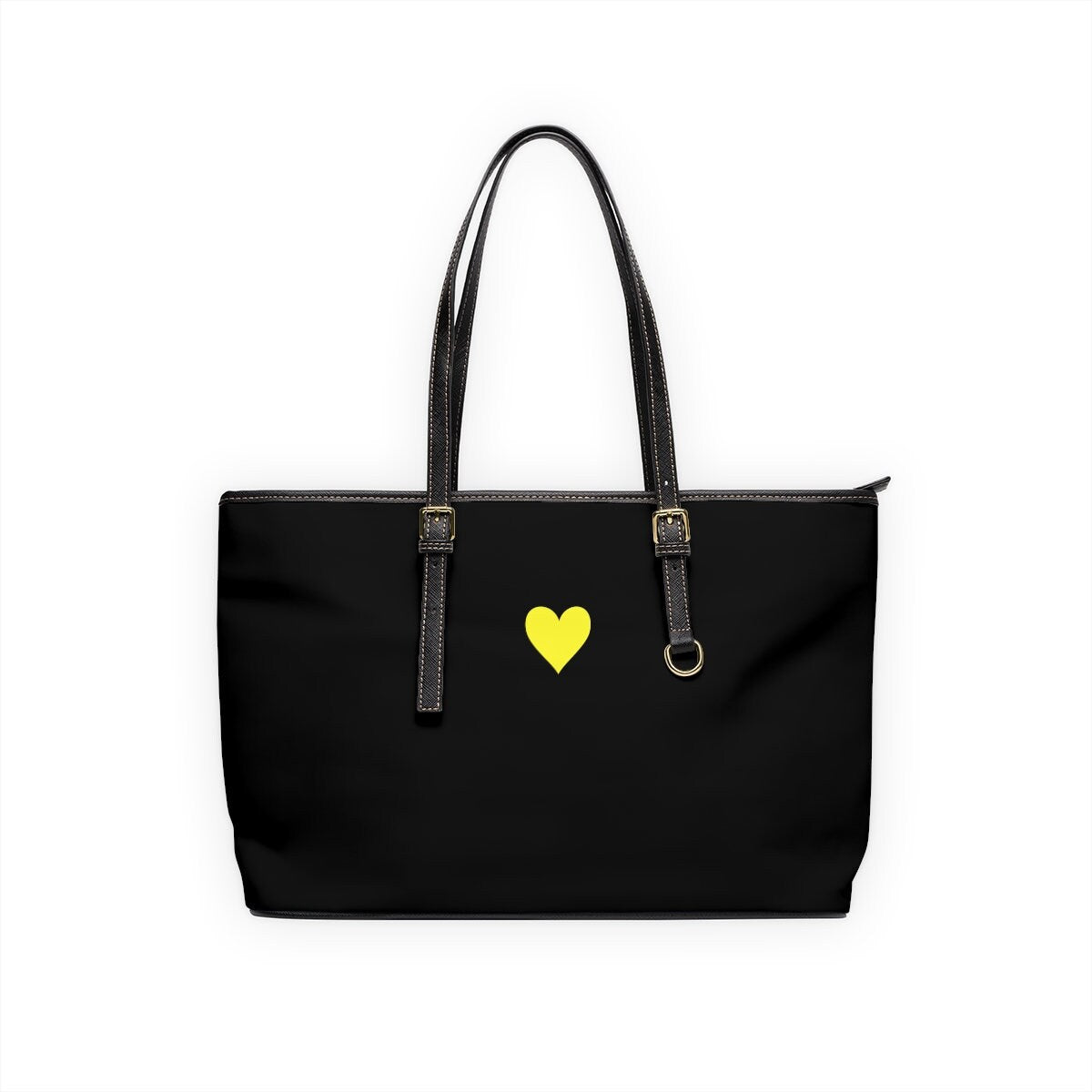 Black Leather Shoulder Bag