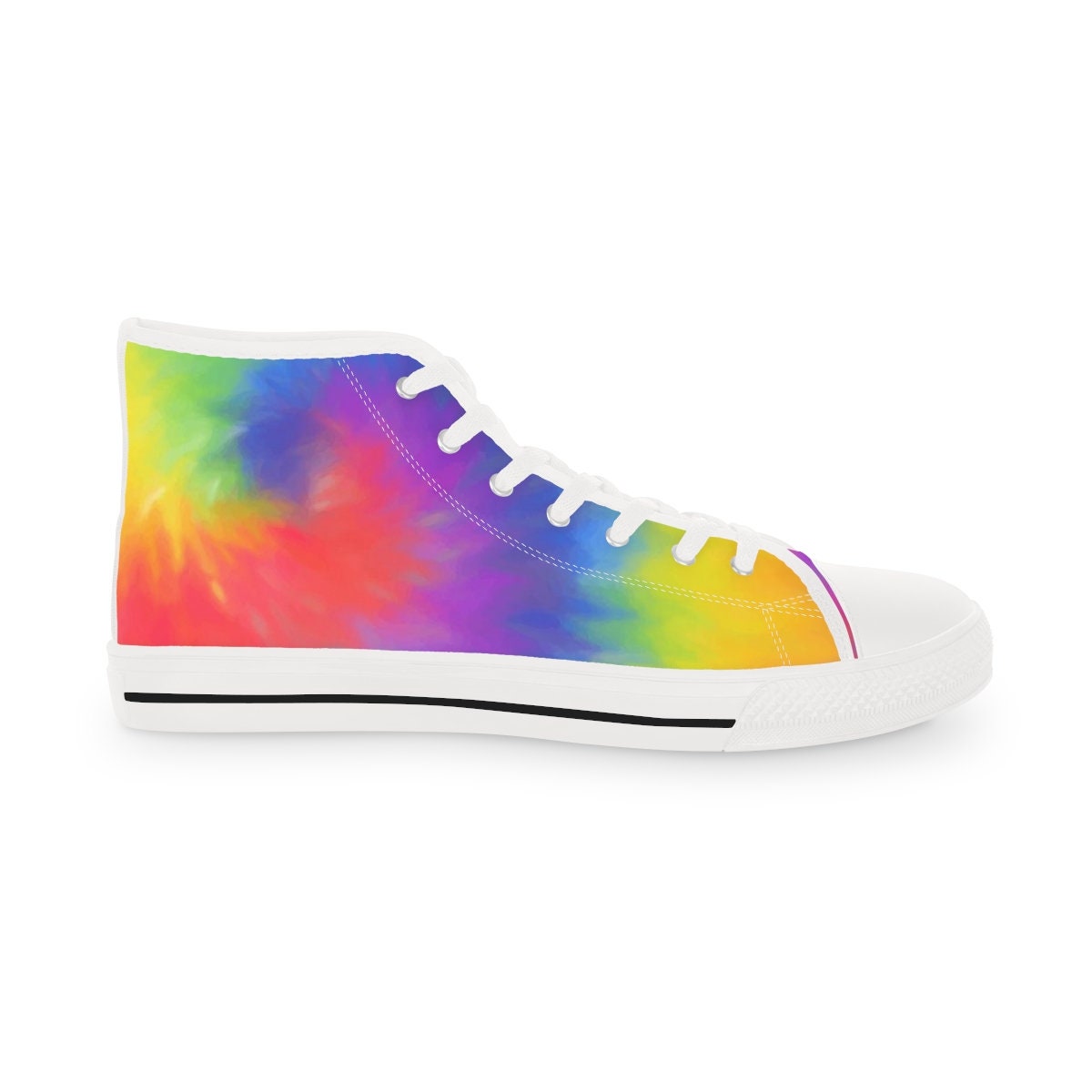 Men's Rainbow High Top Sneakers