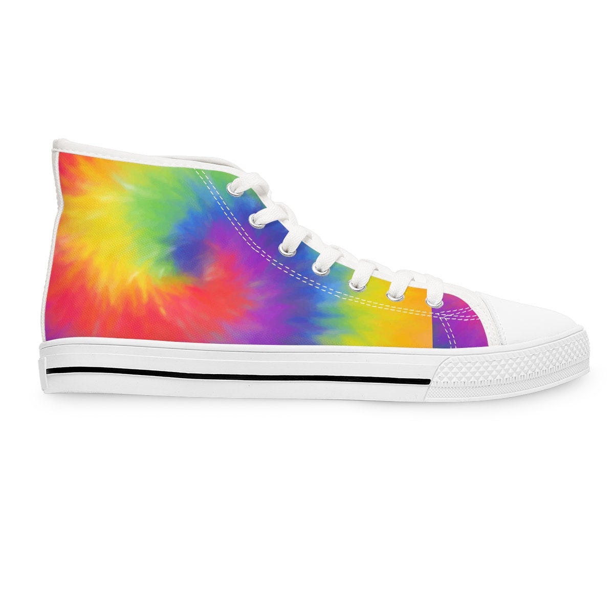Women's High Top Rainbow Sneakers