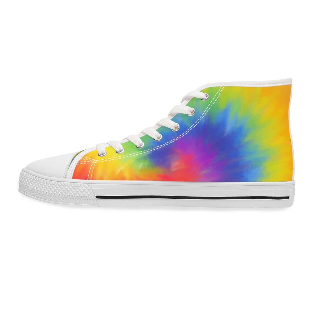 Women's High Top Rainbow Sneakers
