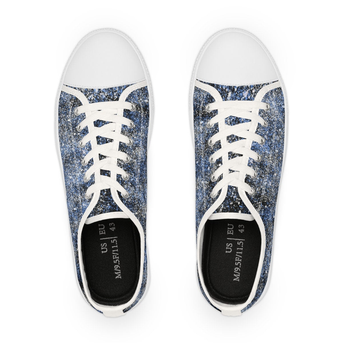 Men's Low Top Black Sneakers