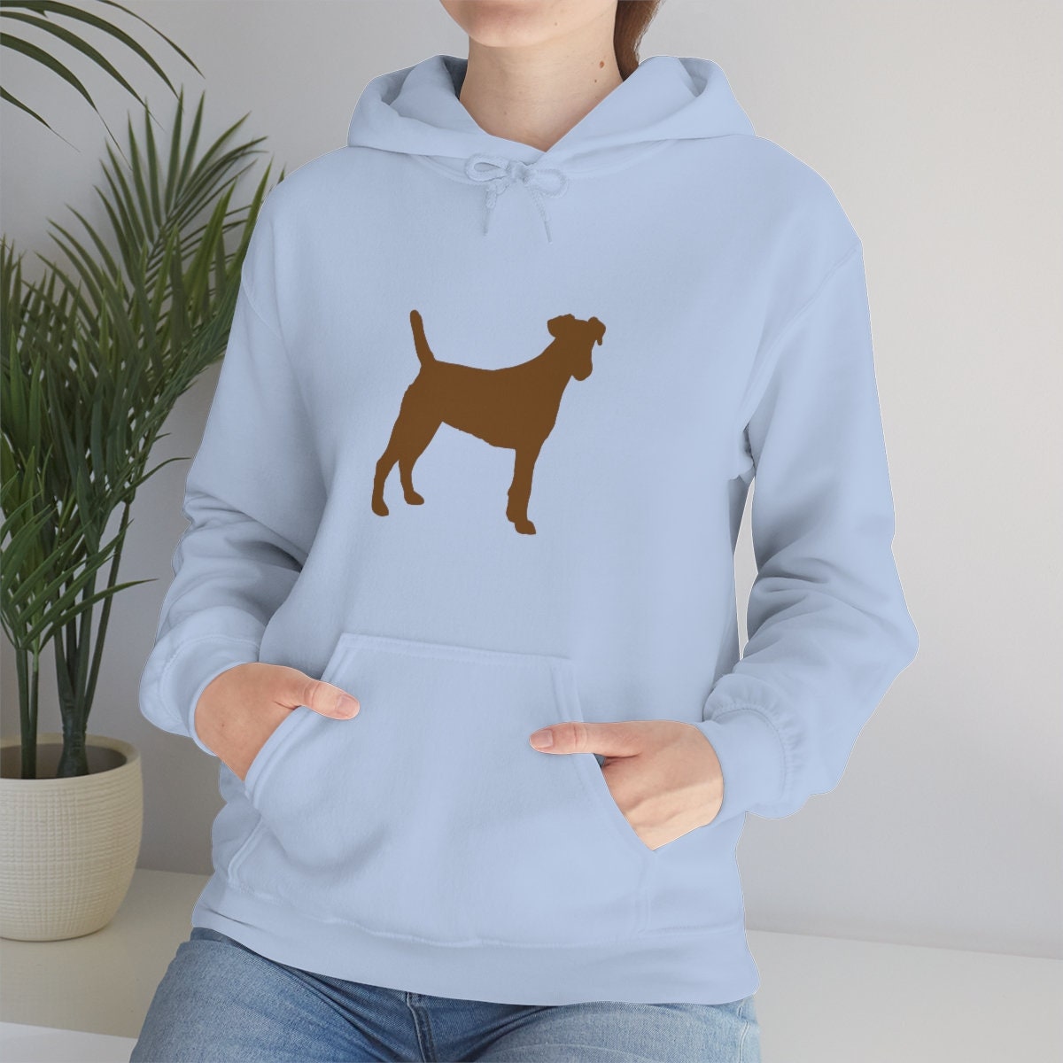 Unisex Heavy Blend Hooded Sweatshirt Chocolate Lab Lovers