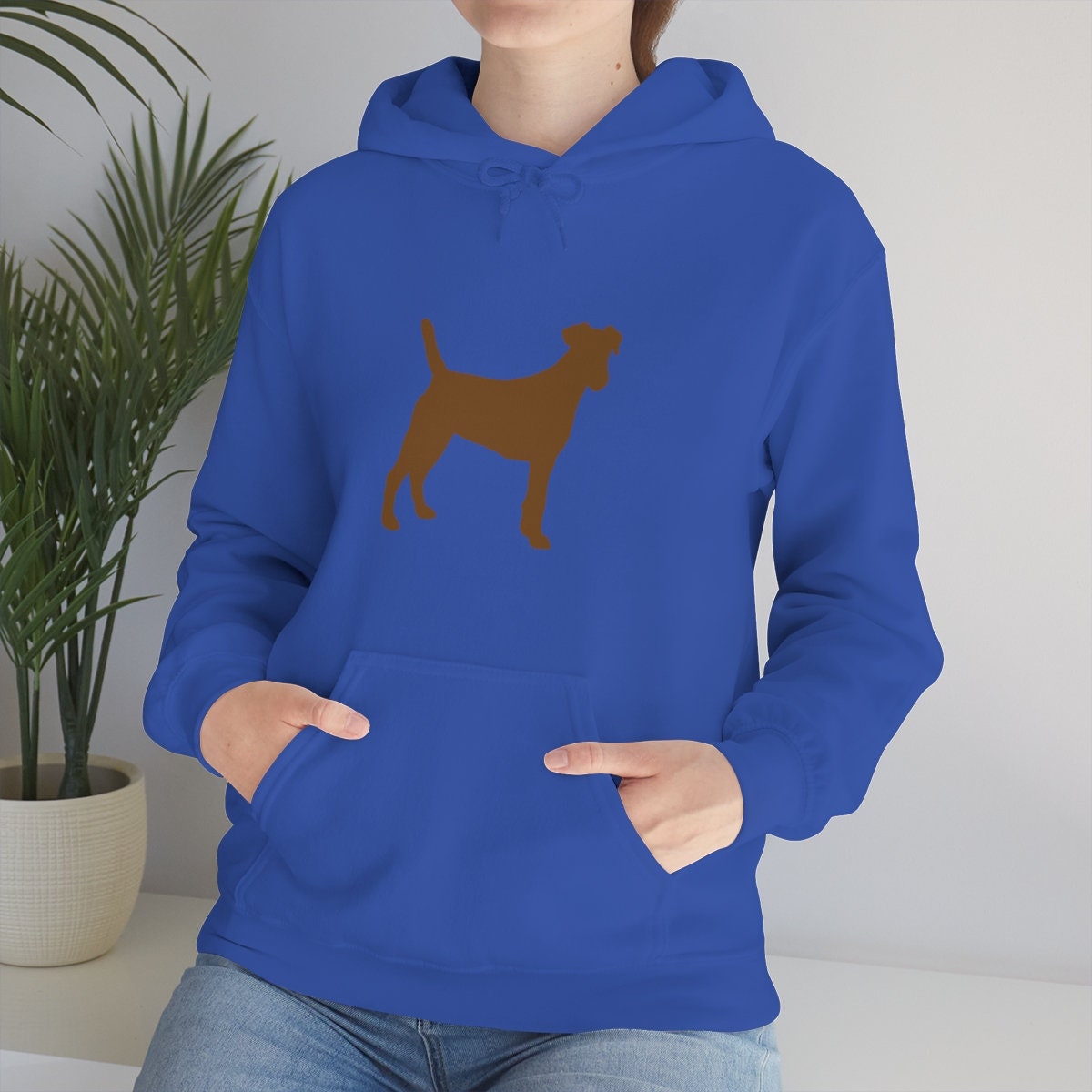 Unisex Heavy Blend Hooded Sweatshirt Chocolate Lab Lovers