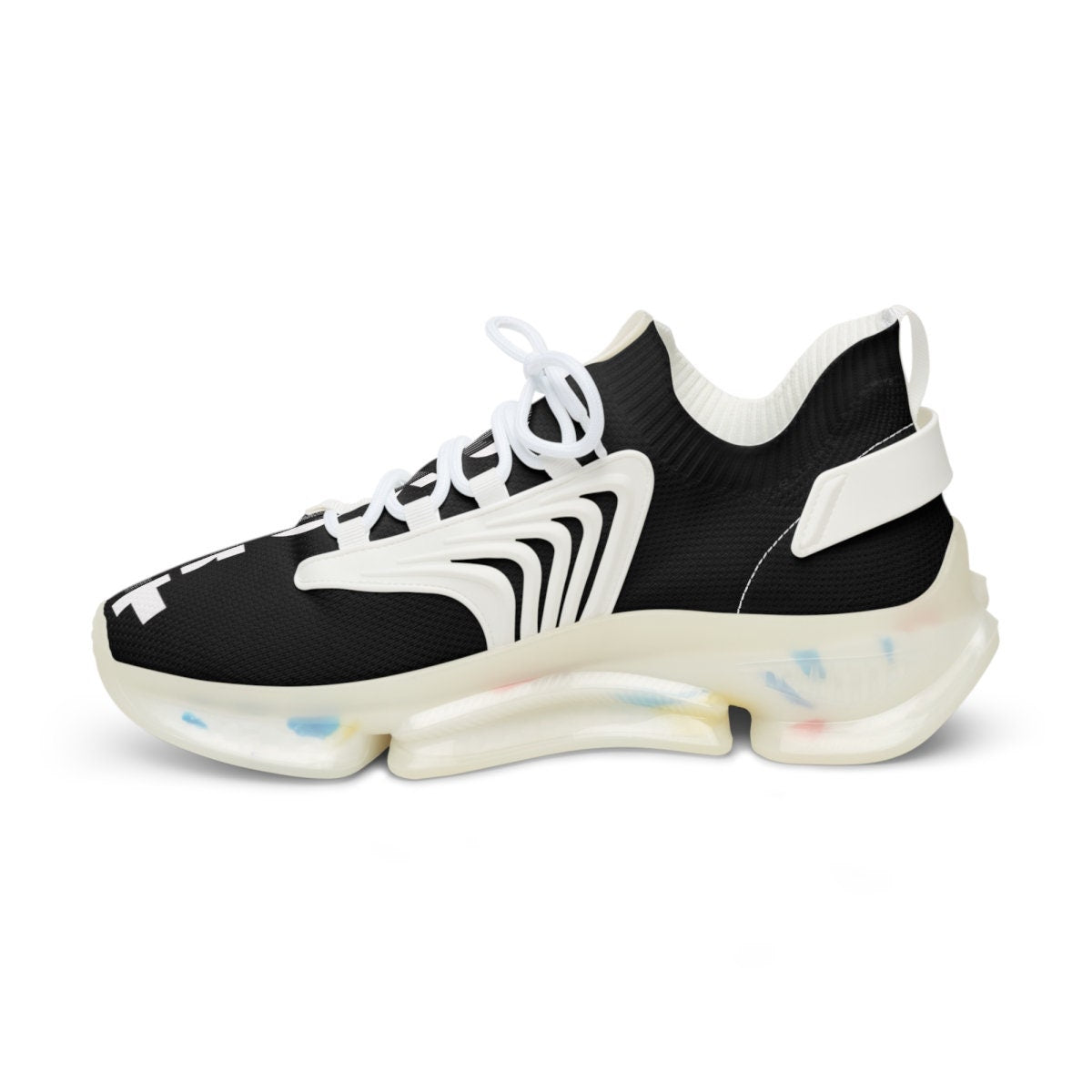 Men's Mesh Sports Black Sneakers