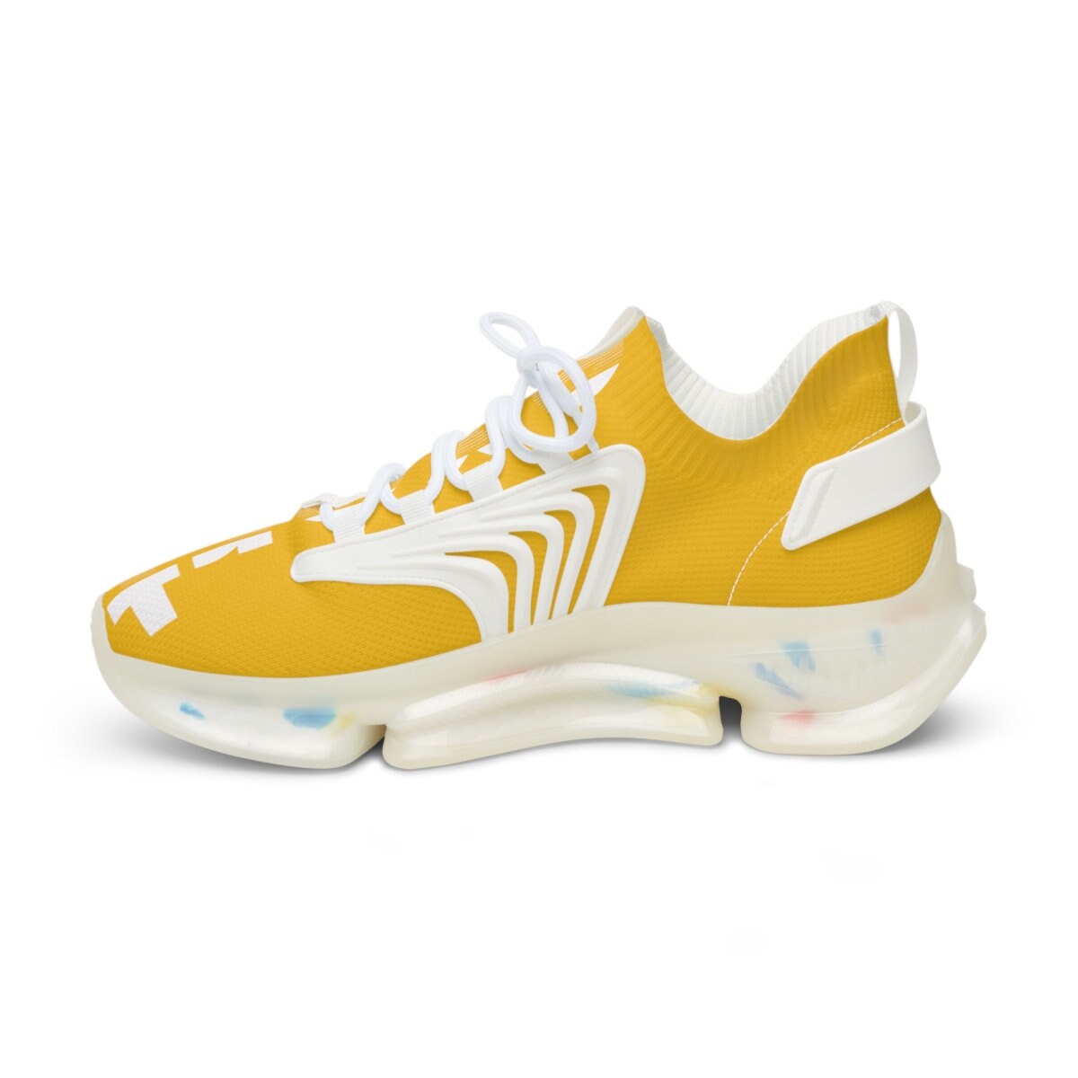 Men's Mesh Sports Yellow Sneakers