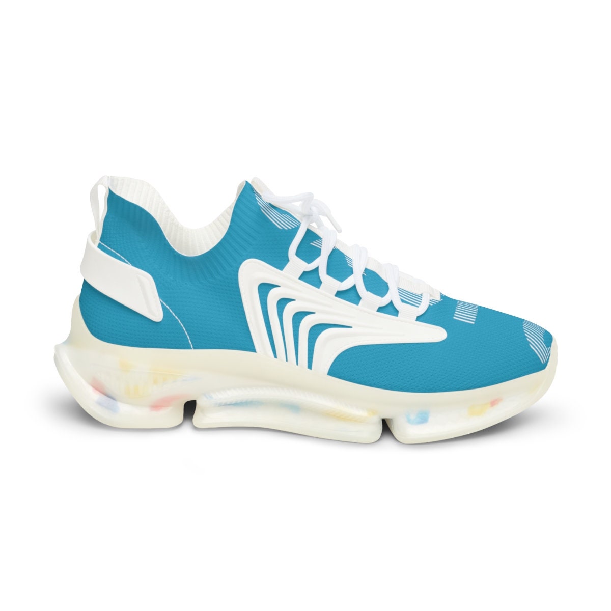 Men's Mesh Sports Turquoise Sneakers
