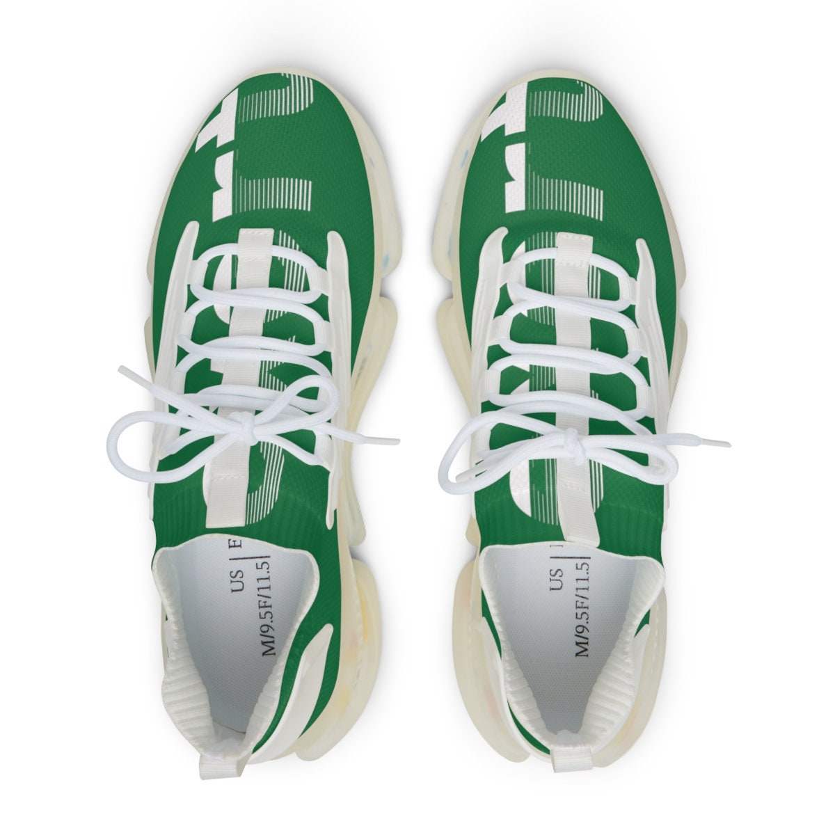 Men's Mesh Sports Green Sneakers