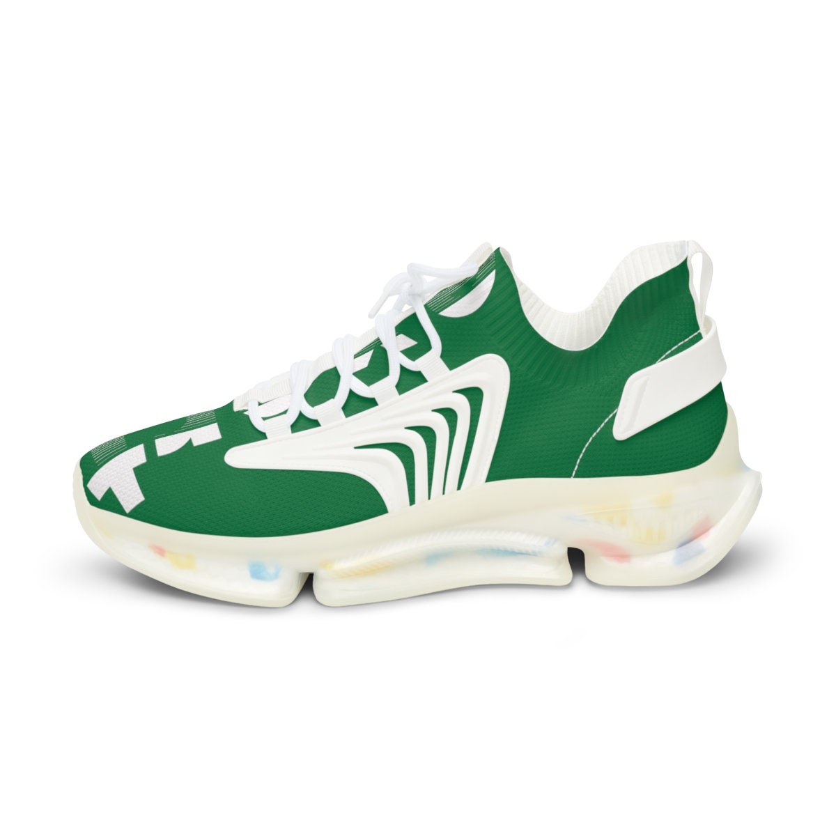 Men's Mesh Sports Green Sneakers