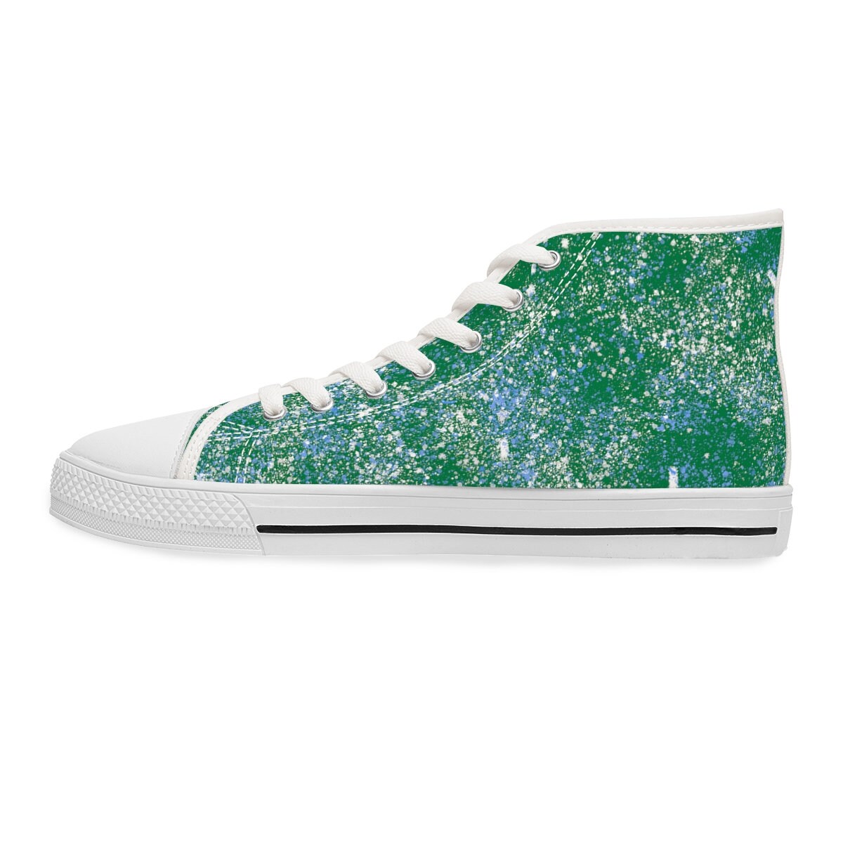 Women's Green High Top Sneakers