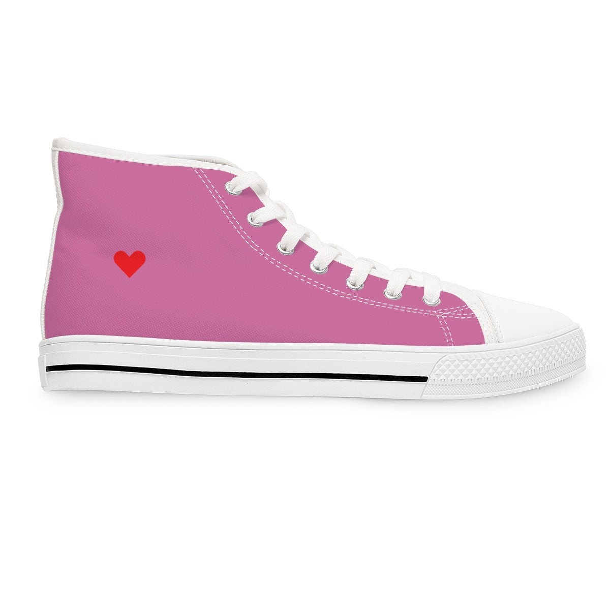 Women's Pink High Top Sneakers