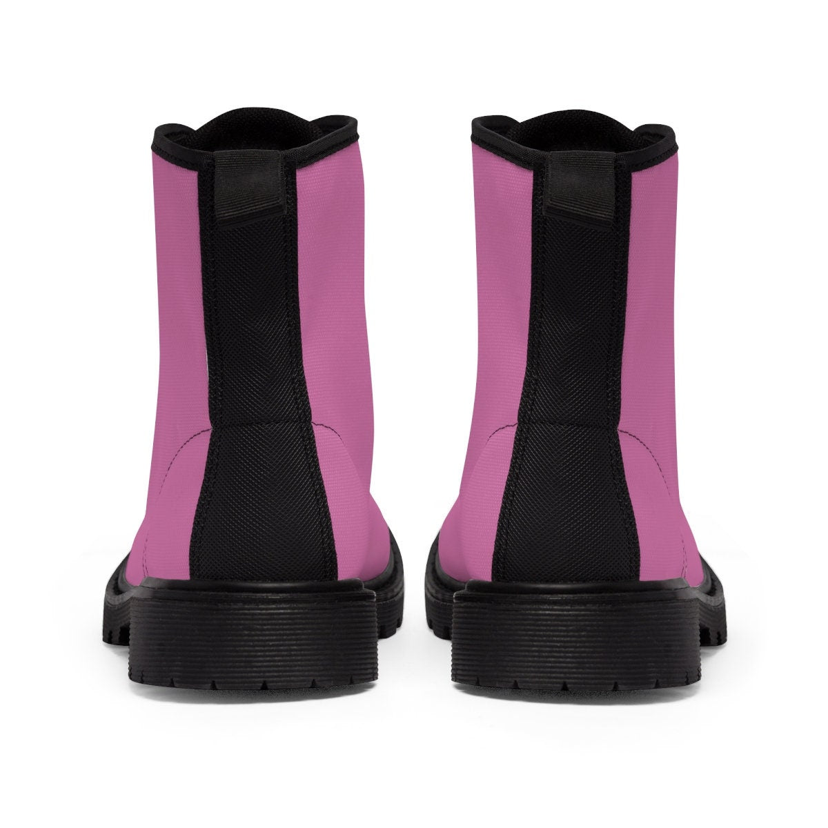 Women's Pink Canvas Boots