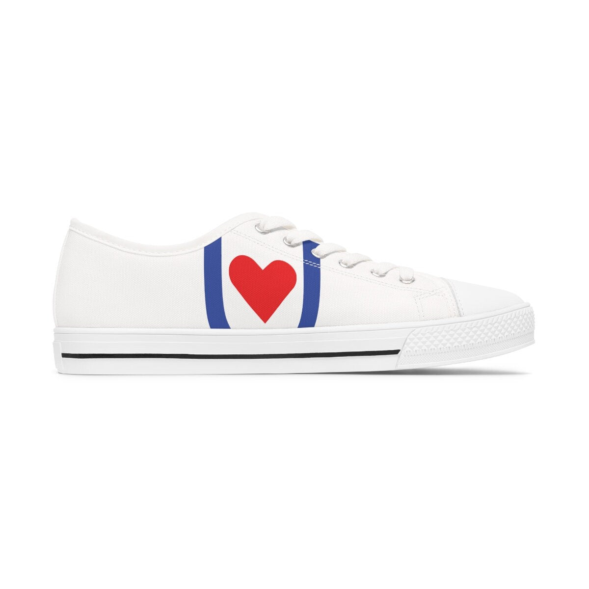 Women's Low Top White Sneakers