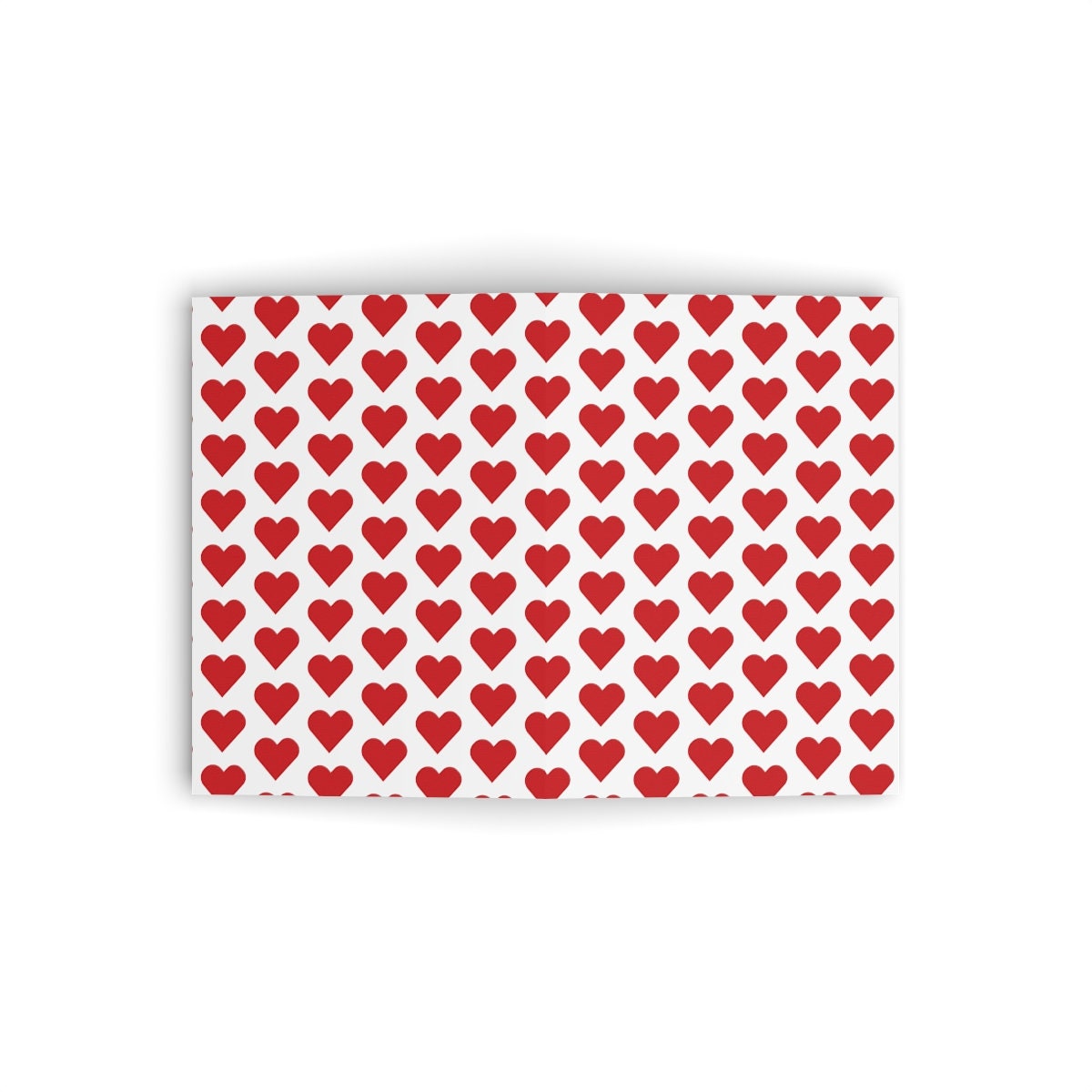 Folded Greeting Cards with Hearts