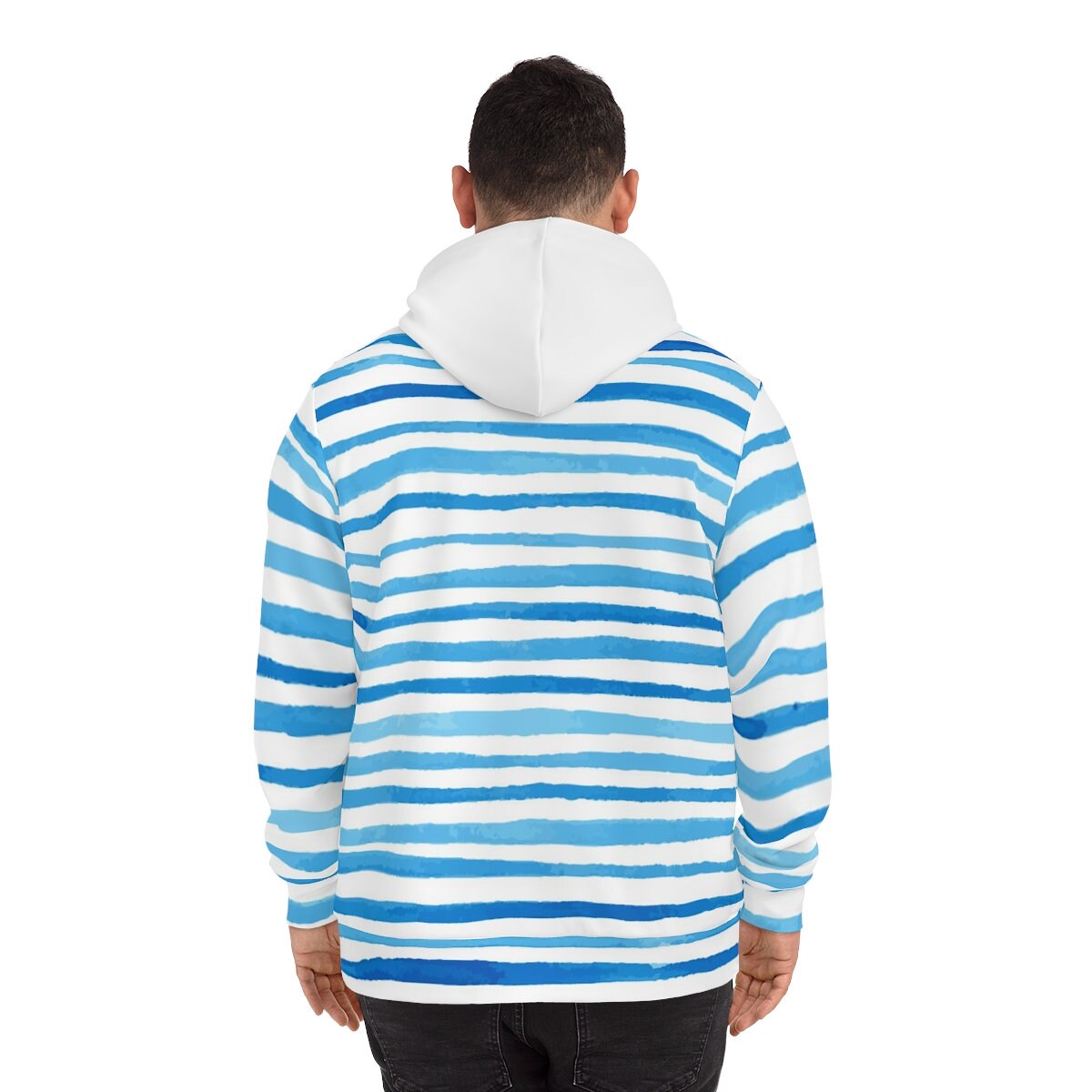 Blue Stripe Hoodie