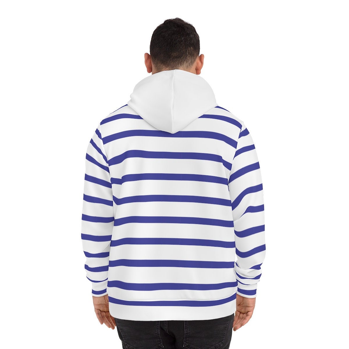 Blue Stripes Hoodie