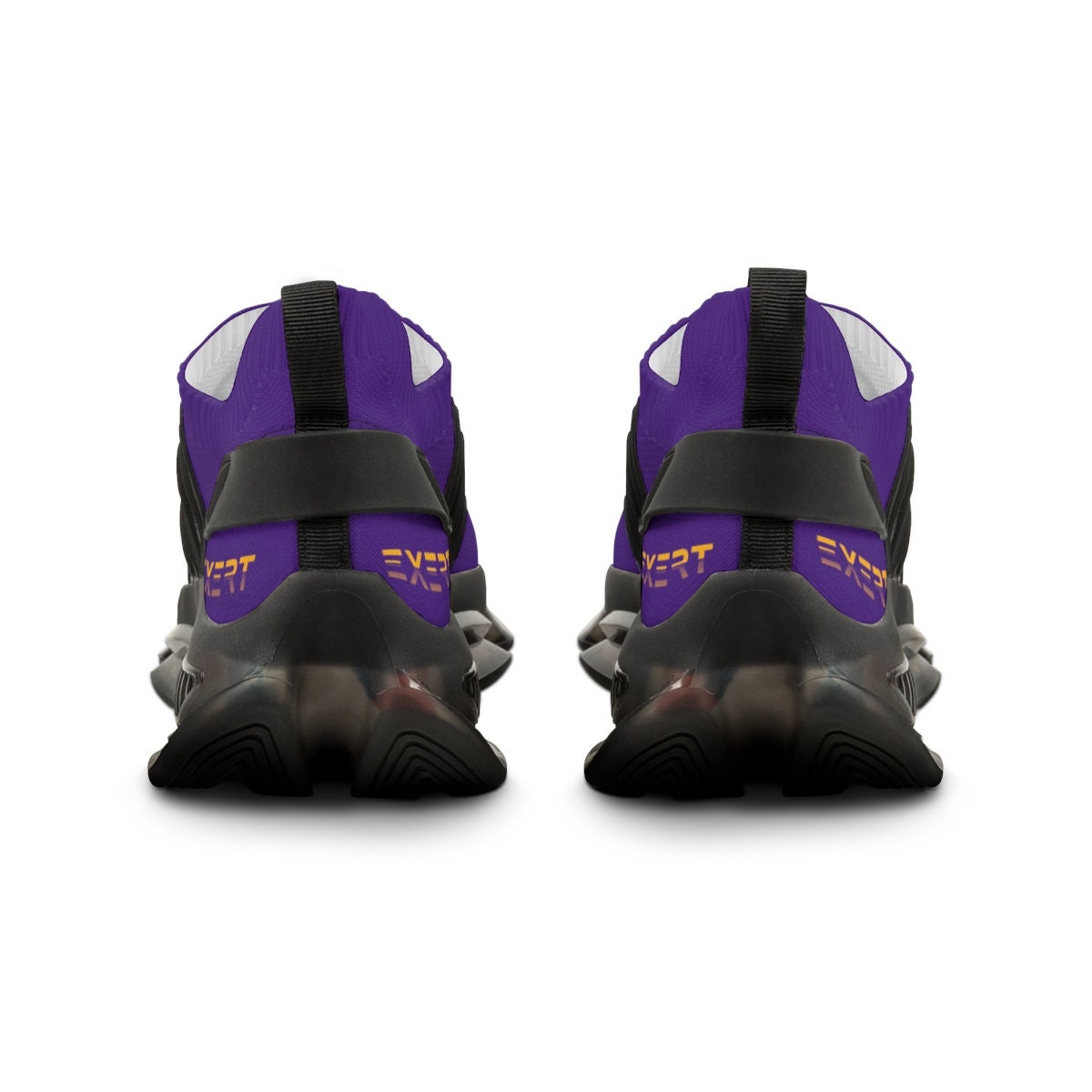 Mens Purple and Gold Sneakers