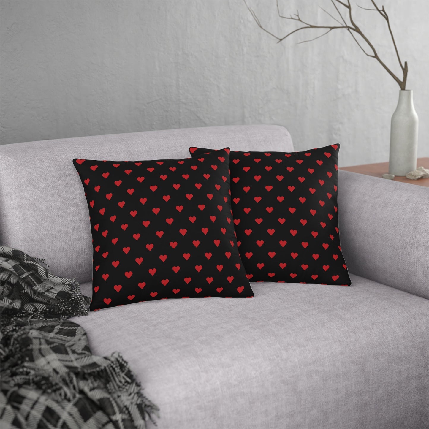 Waterproof Black Pillows
