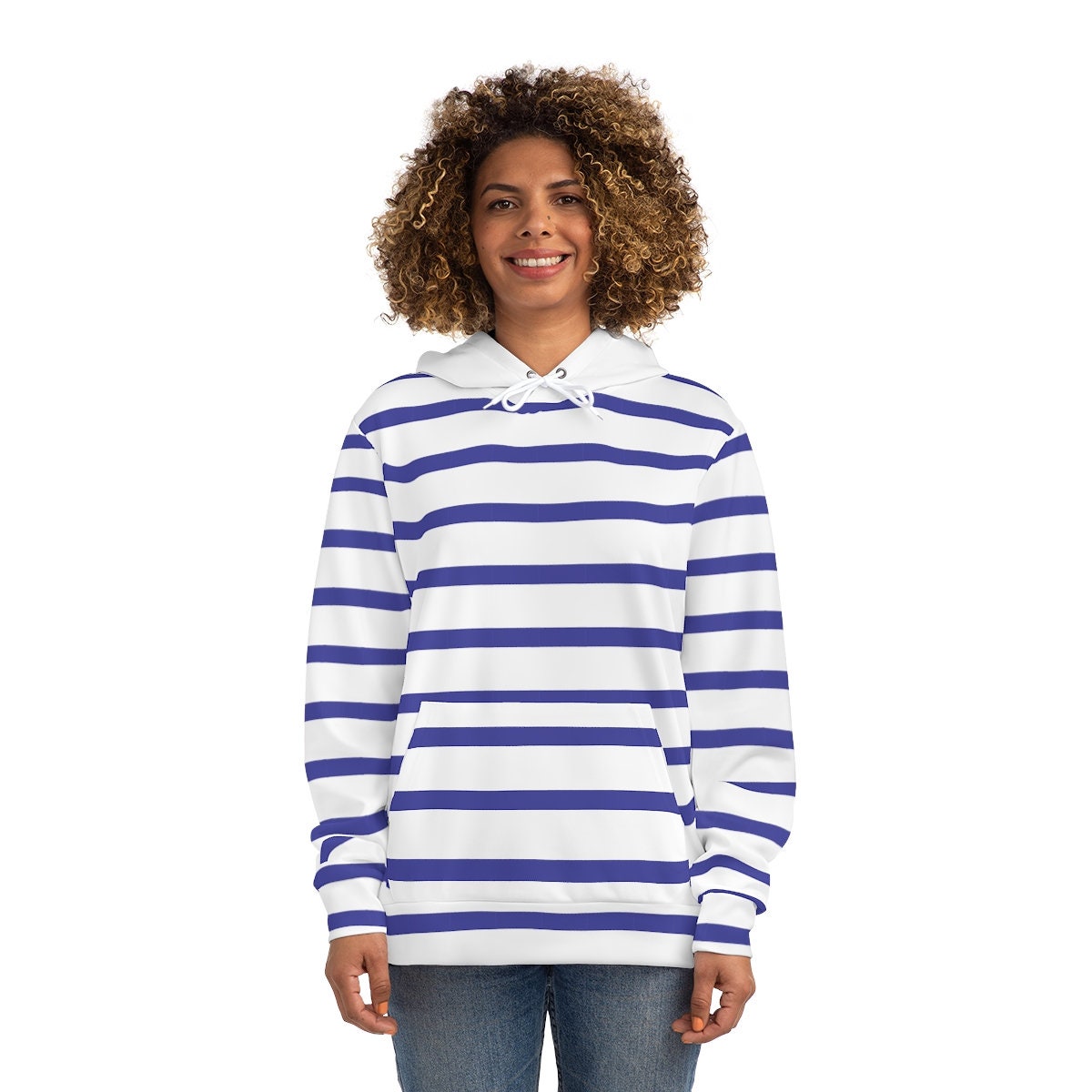 Blue Stripes Hoodie