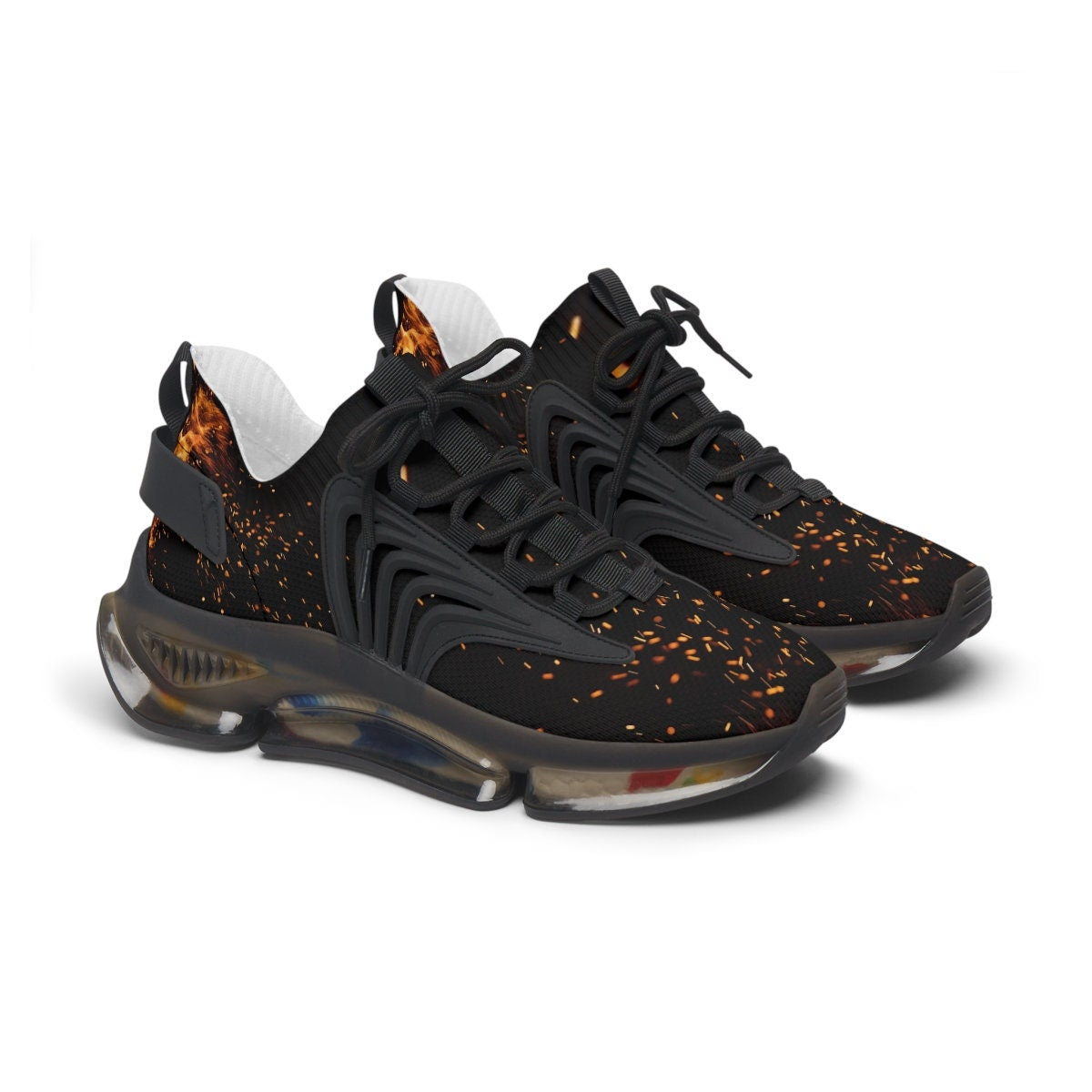 Women's Mesh Black Sneakers