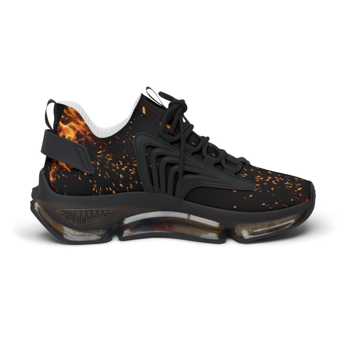Women's Mesh Black Sneakers