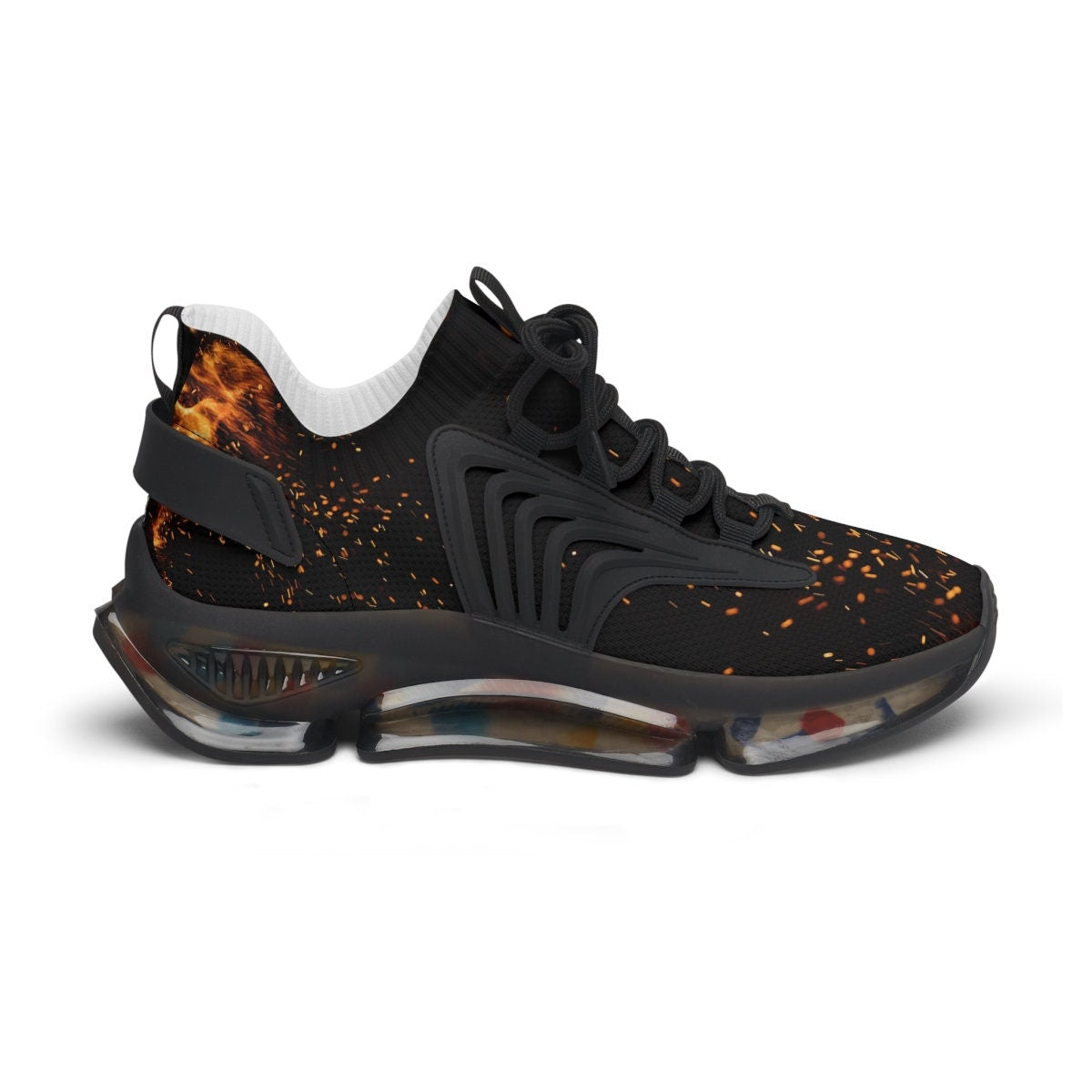 Women's Mesh Black Sneakers