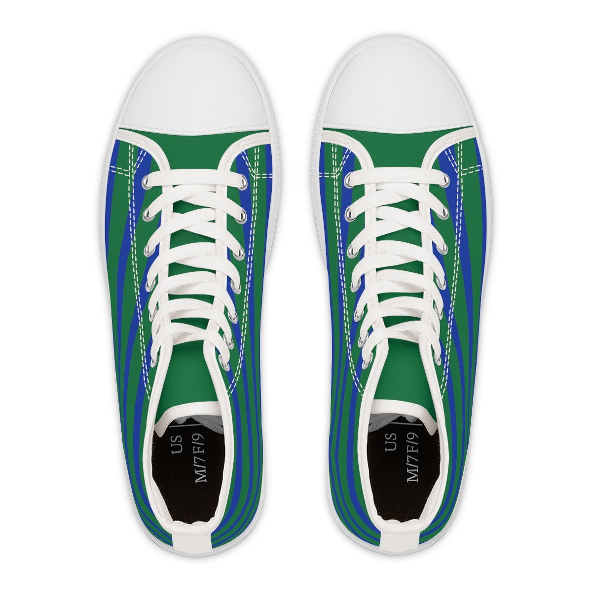 Women's Green High Top Sneakers