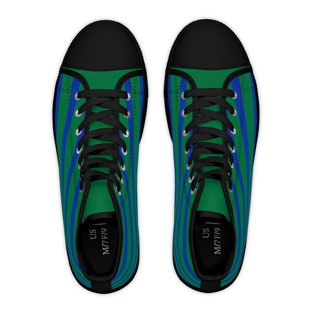 Women's Green High Top Sneakers