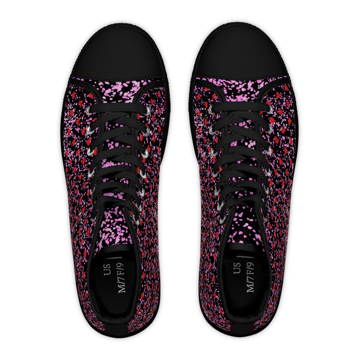 Women's Black High Top Sneakers