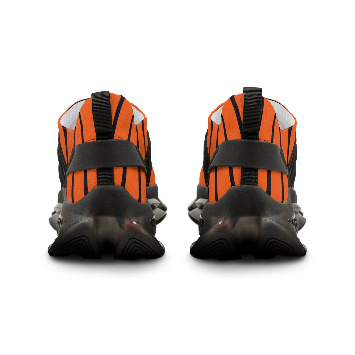 Black and Orange Sneakers