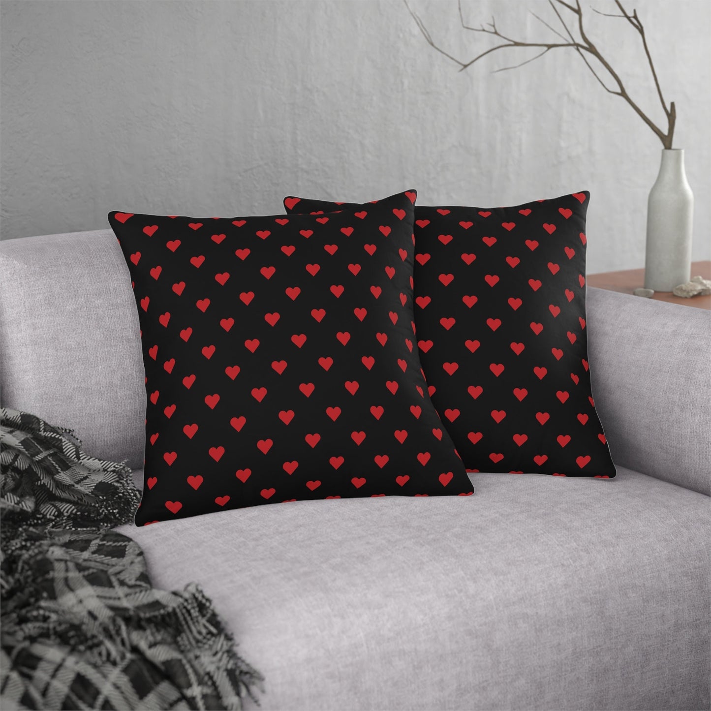 Waterproof Black Pillows