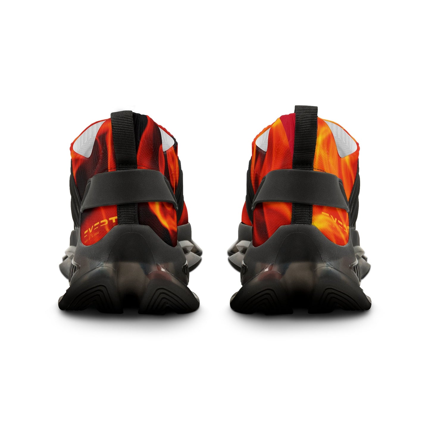 Men's Red and Yellow Sneakers