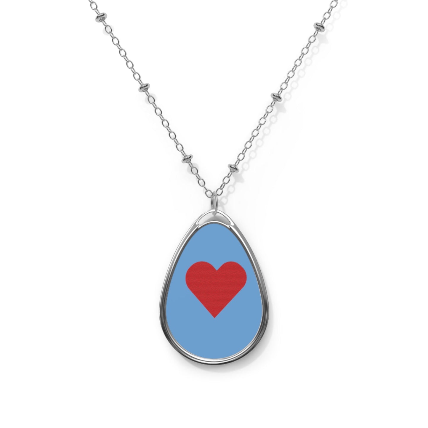 Oval Heart Necklaces