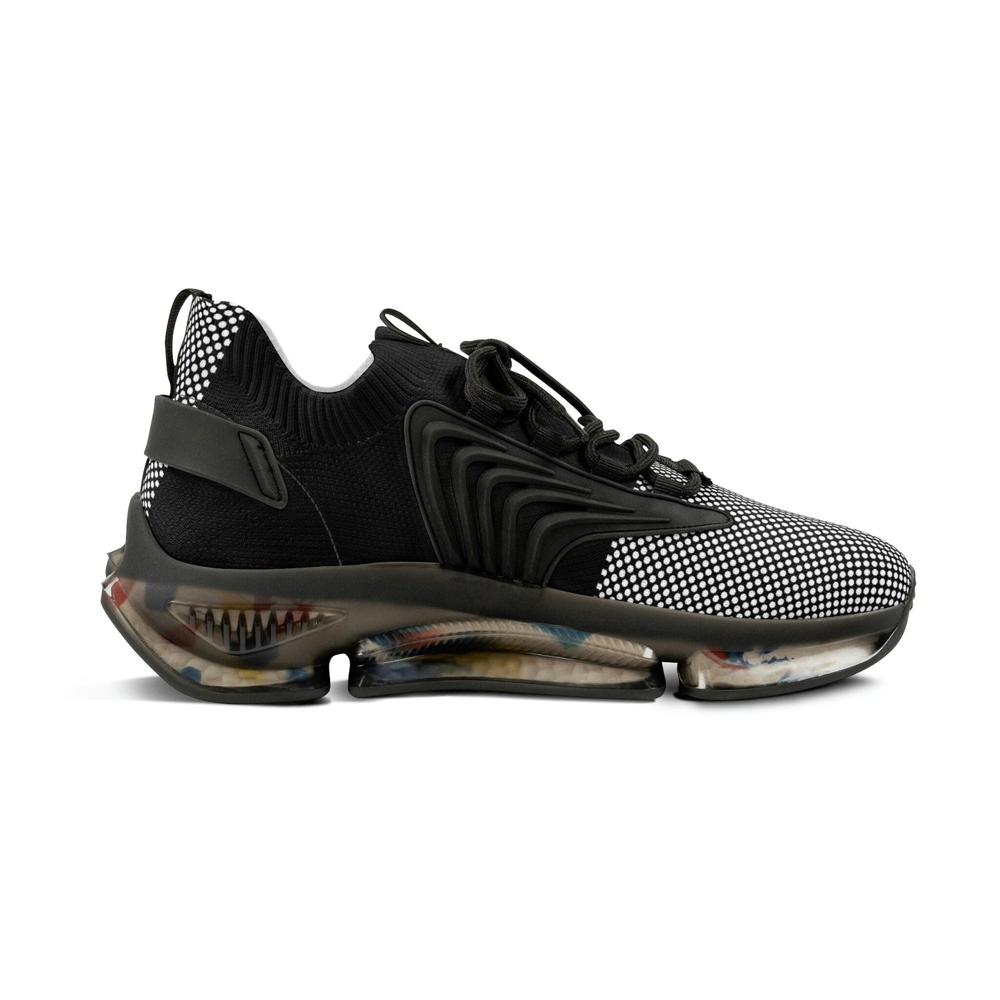 Men's Black and White Sneakers