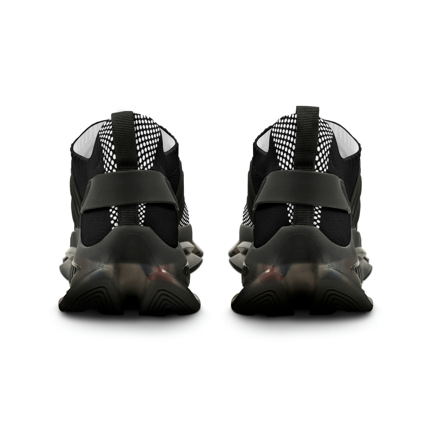 Men's Black and White Sneakers