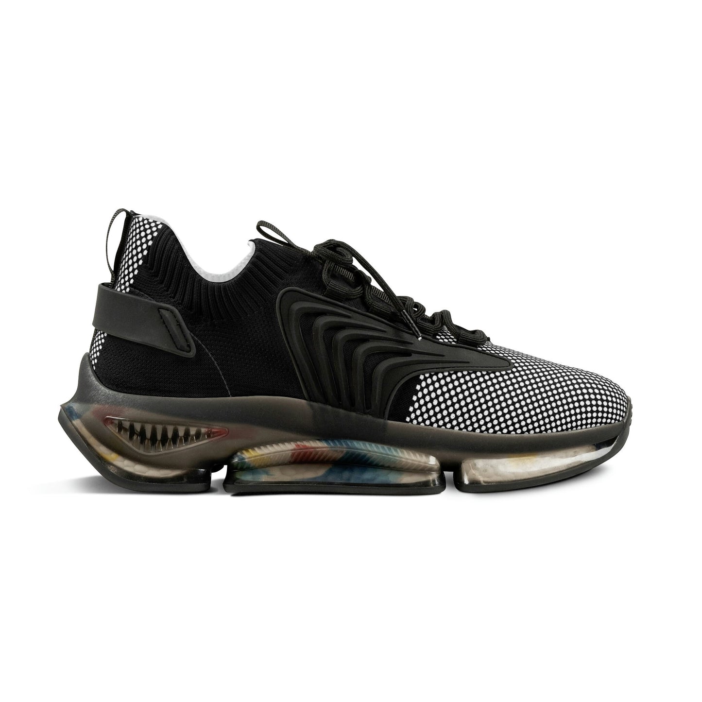 Men's Black and White Sneakers