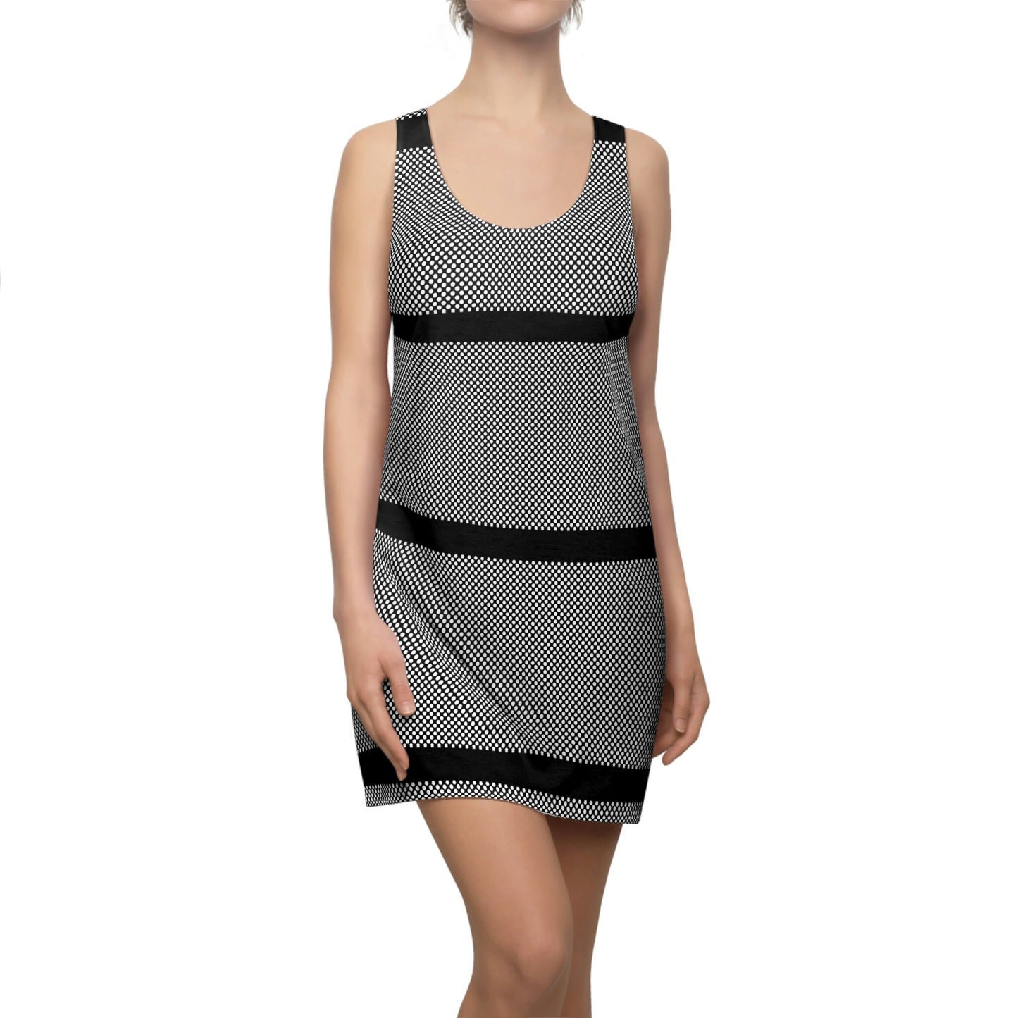Black Dresses Women's Cut & Sew Racerback Black Dress
