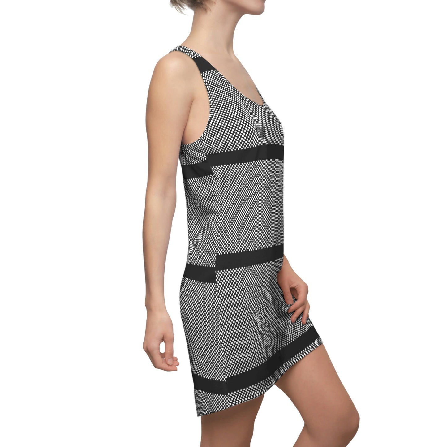 Black Dresses Women's Cut & Sew Racerback Black Dress