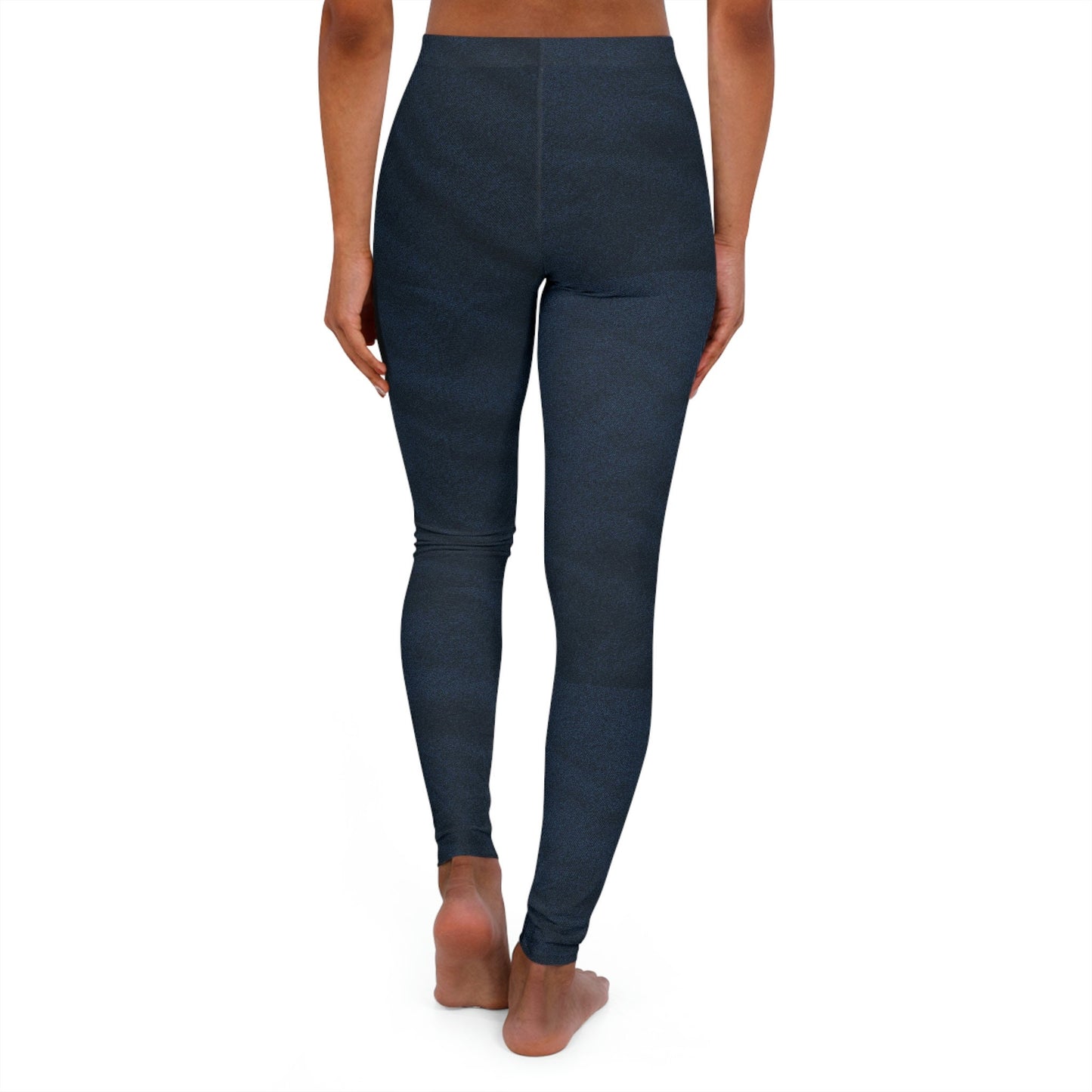 Women's Spandex Blue Leggings