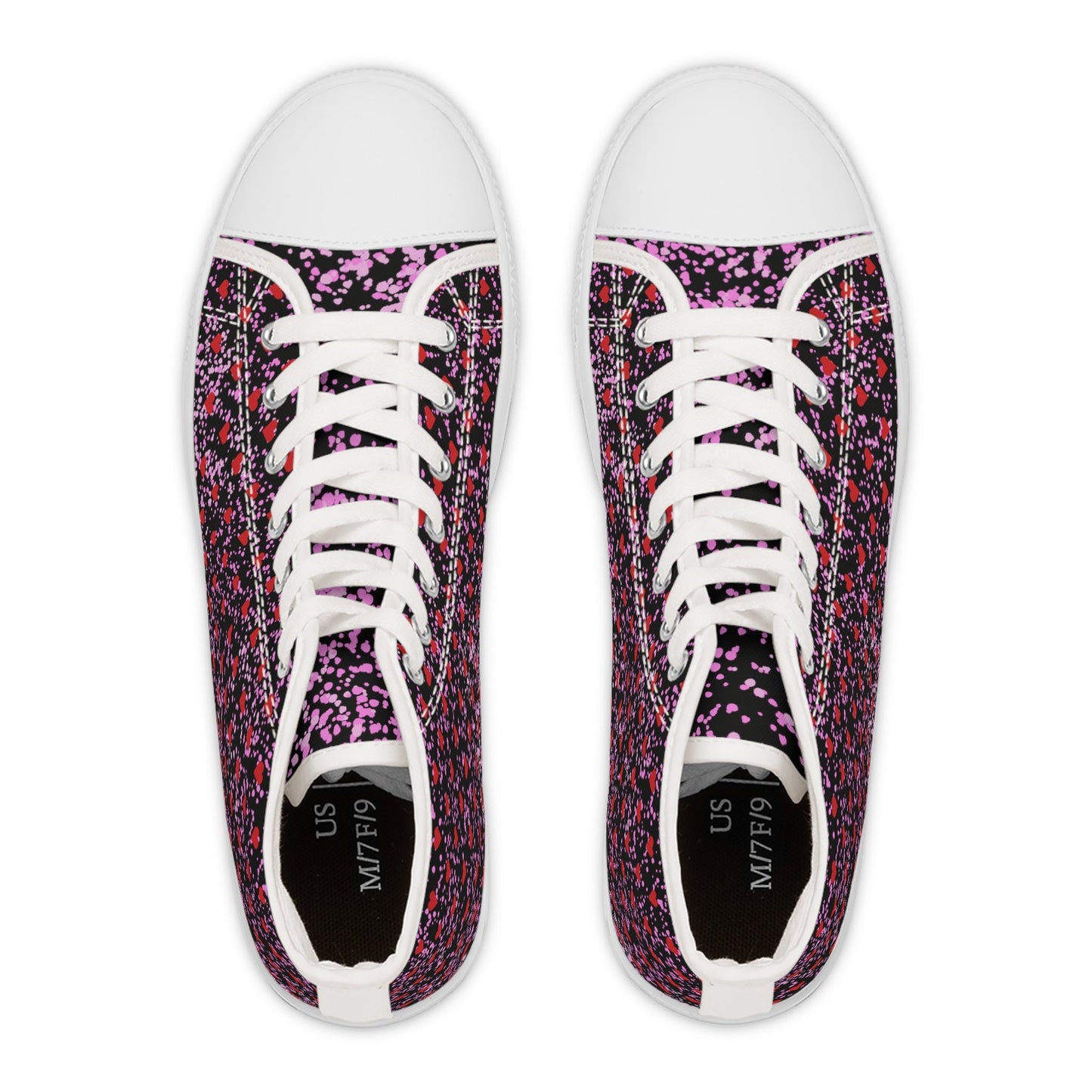 Women's Black High Top Sneakers
