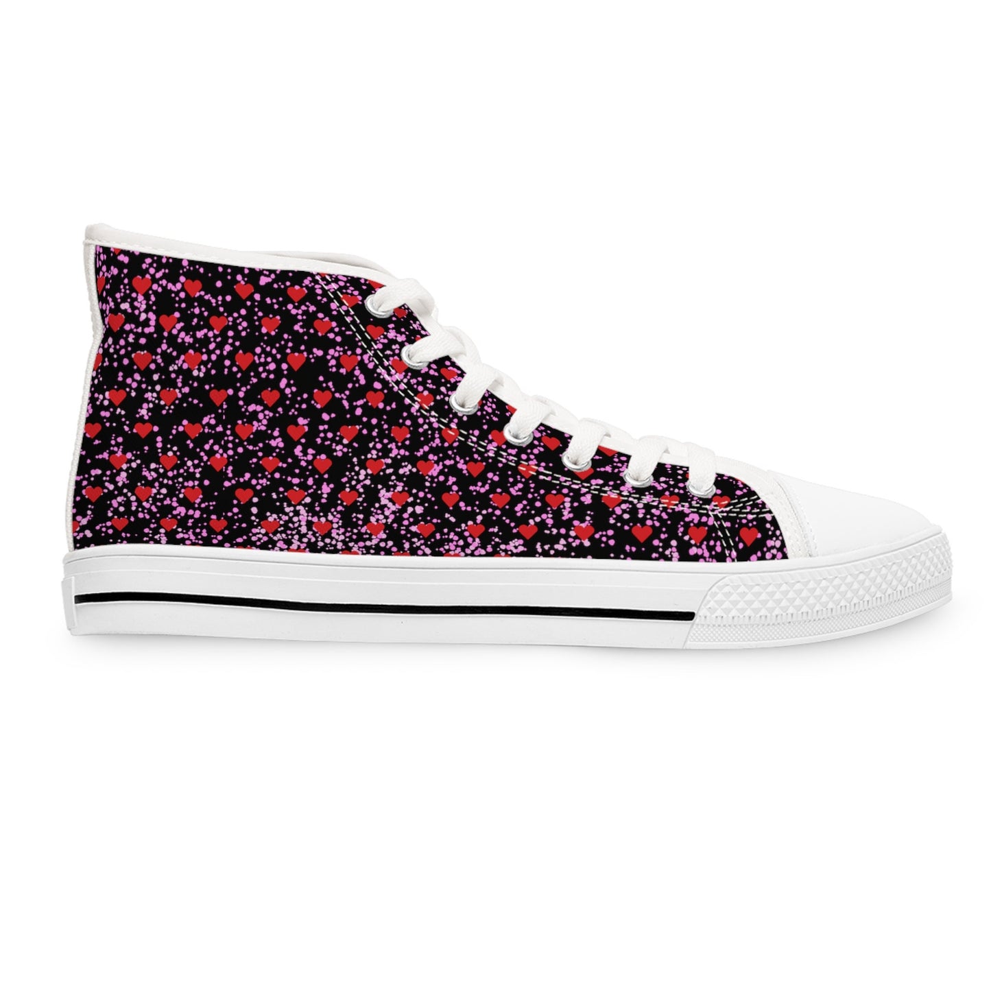 Women's Black High Top Sneakers