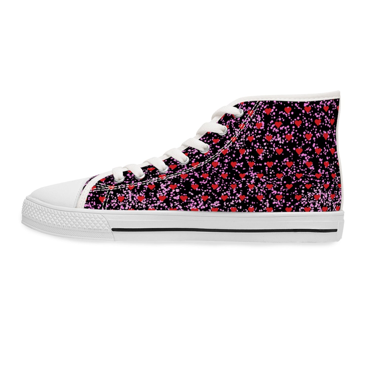 Women's Black High Top Sneakers