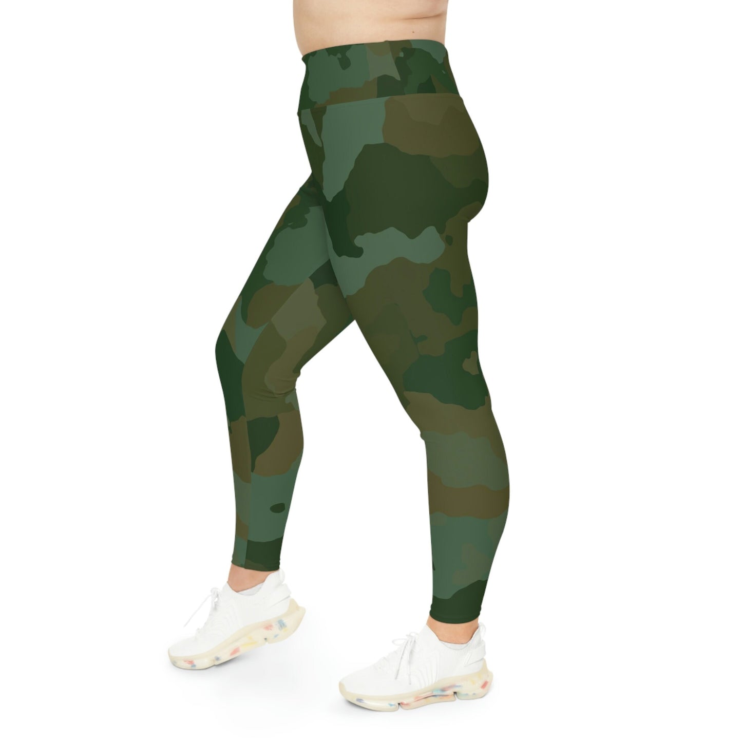 Plus Size Camo Leggings