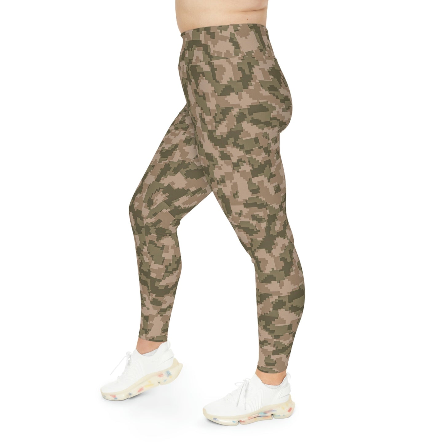 Plus Size Camo Leggings