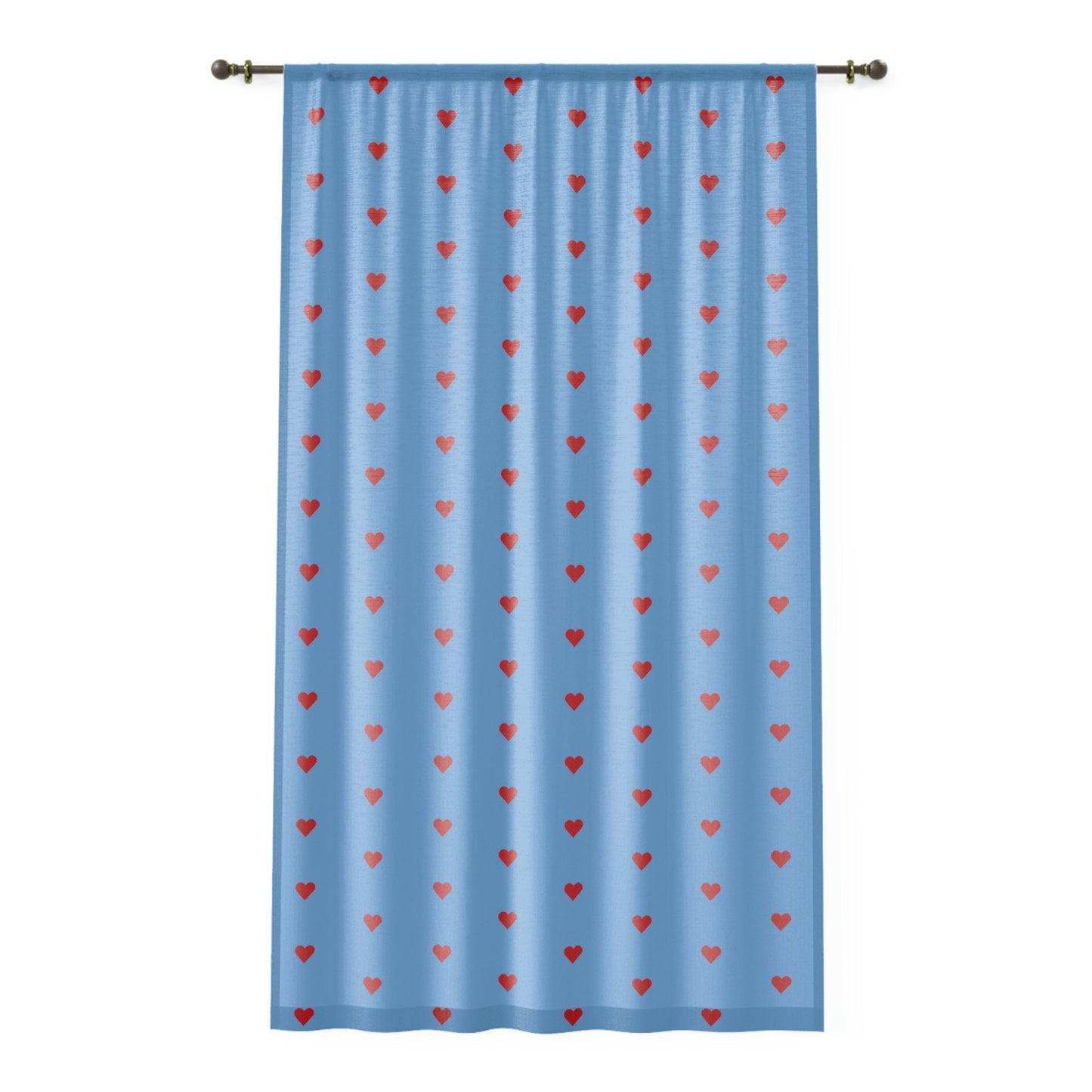 Blue Window Curtains