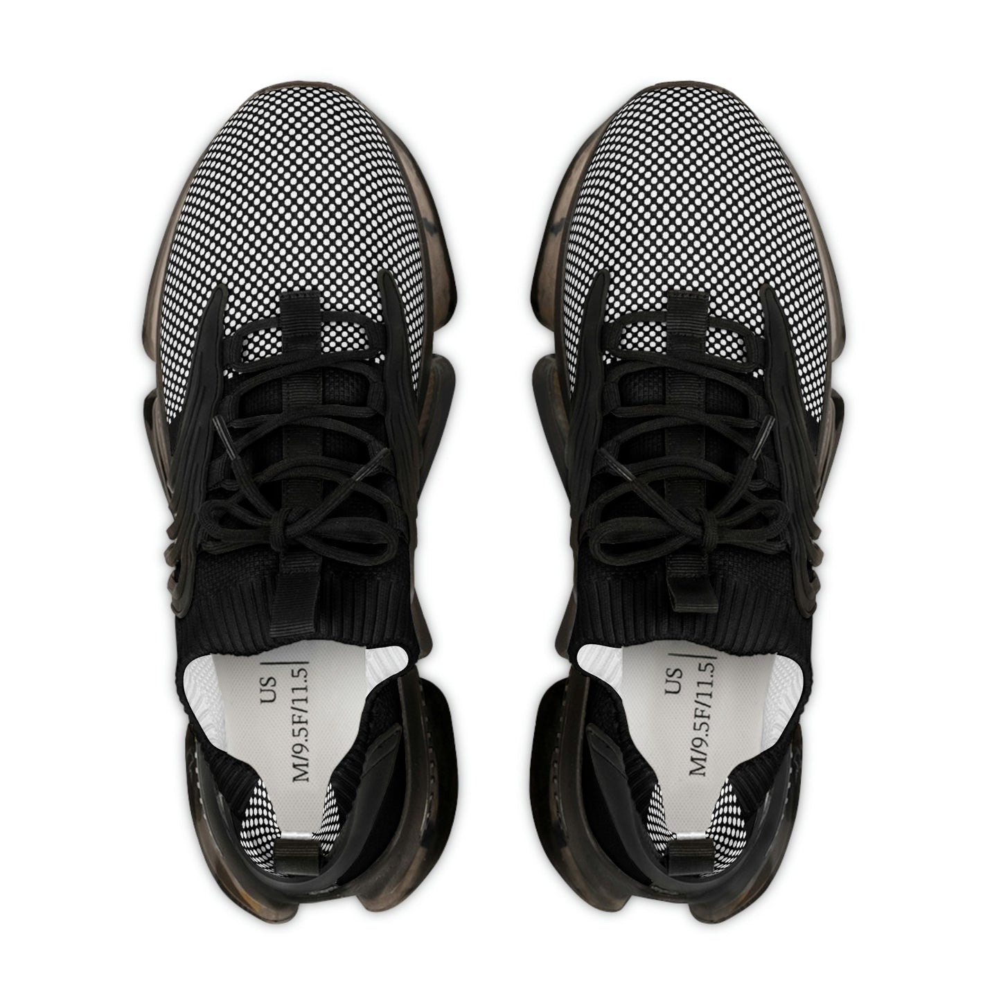 Men's Black and White Sneakers