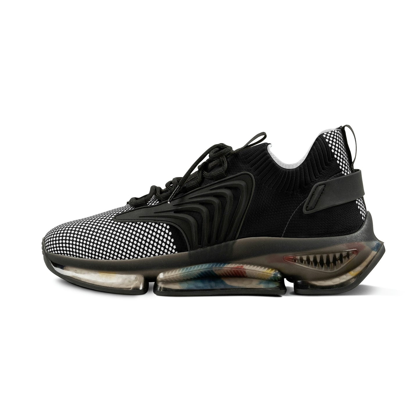 Men's Black and White Sneakers