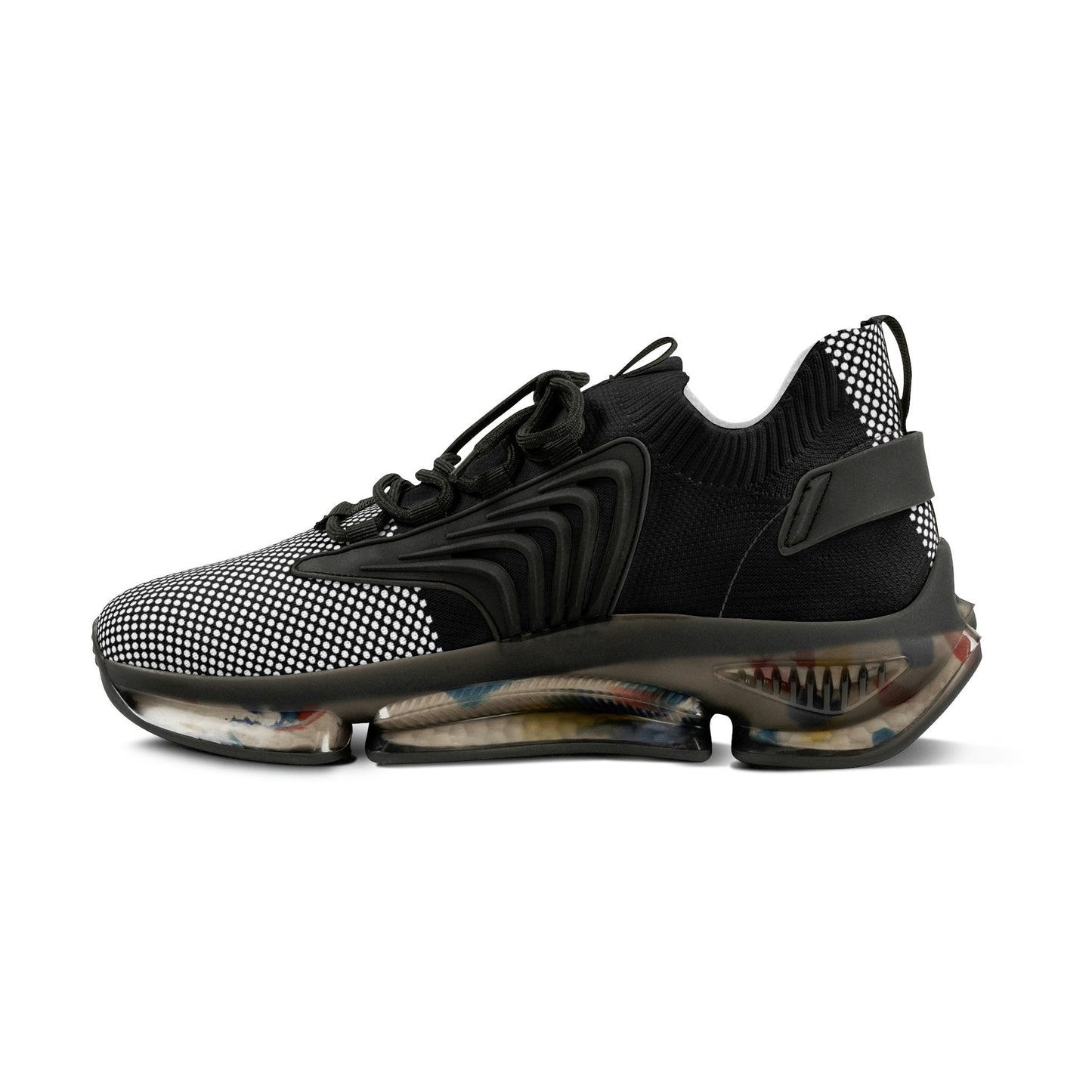 Men's Black and White Sneakers